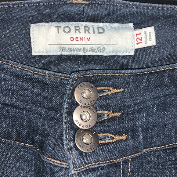 Torrid stiletto zip jeggings - Picture 5 of 7